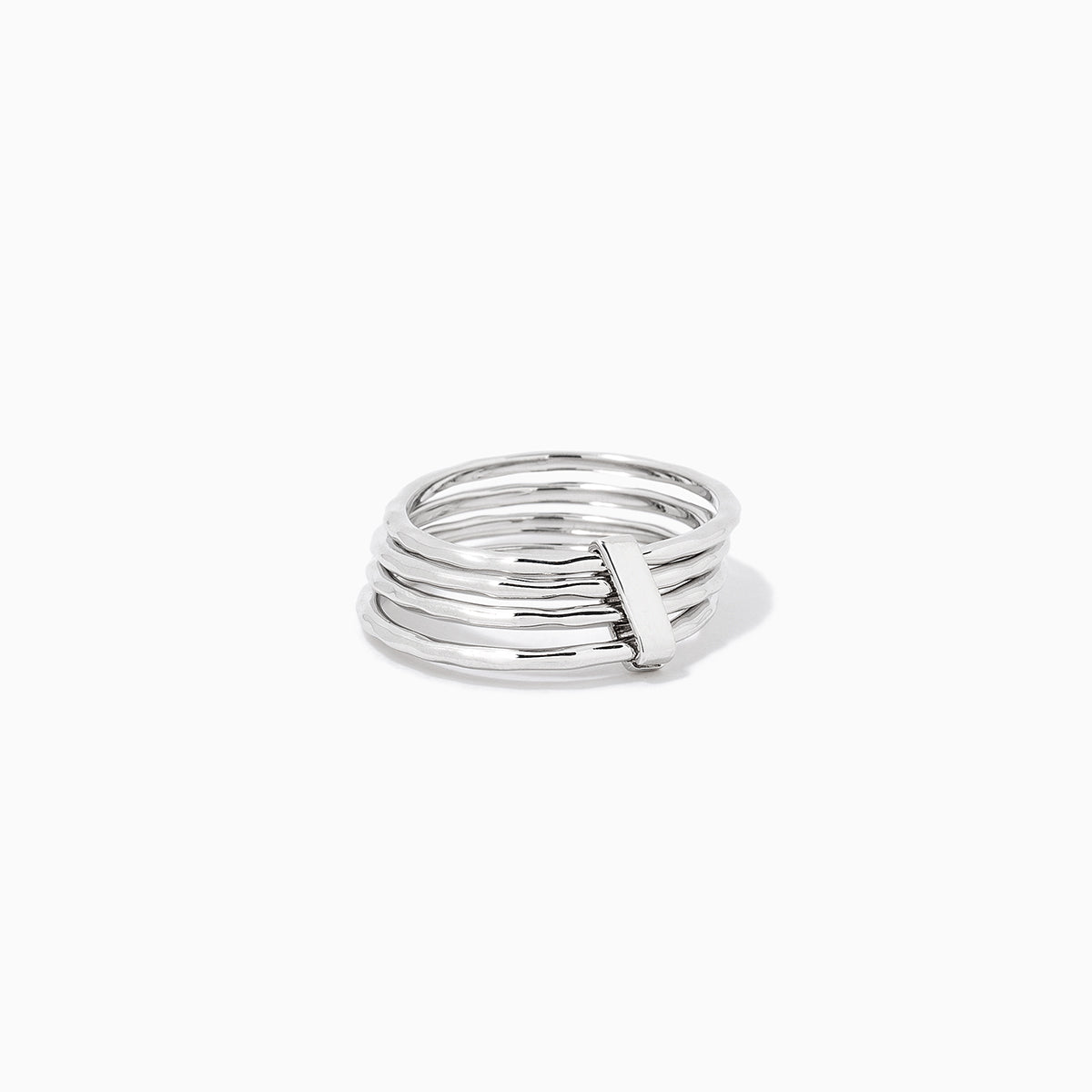 Bar None Layered Ring | Silver | Product Detail Image 2 | Uncommon James