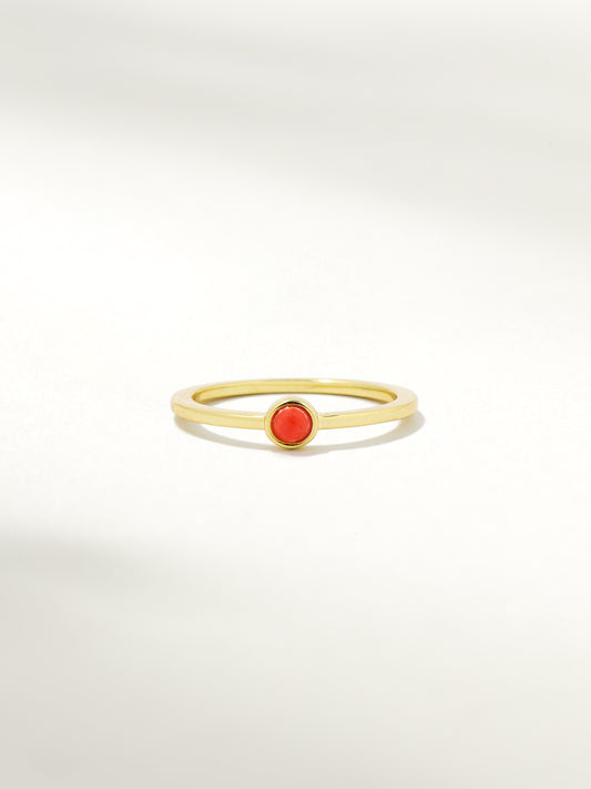 Sunset Beach Ring | Gold | Product Image | Uncommon James