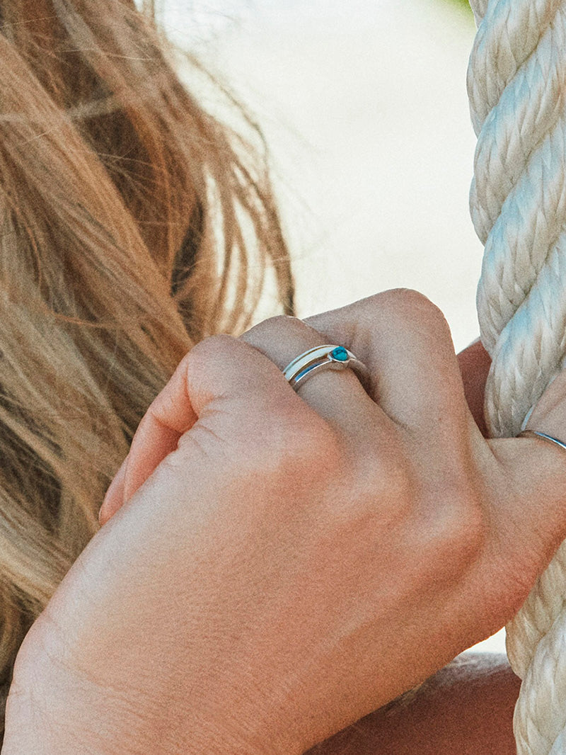 Sunset Beach Ring | Silver | KC Image | Uncommon James