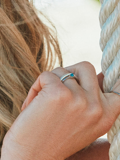 ["Sunset Beach Ring ", " Silver ", " KC Image ", " Uncommon James"]