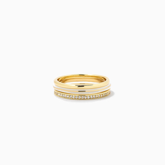 White Hot Forever Ring (Set of 3) | Gold | Product Image | Uncommon James
