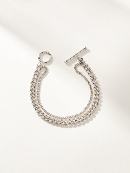 Extra Chain Bracelet | Silver | Product Image | Uncommon James