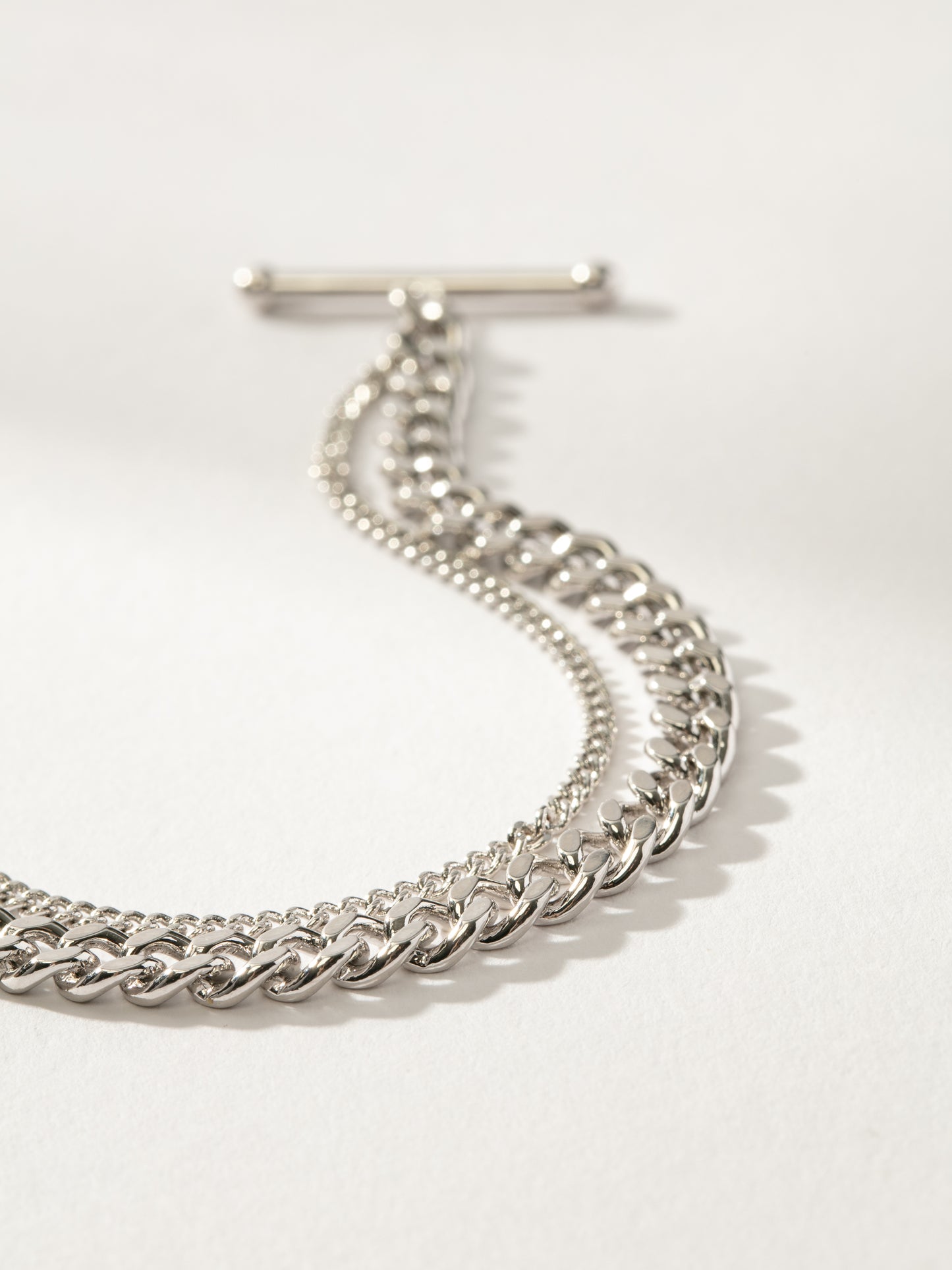 Extra Chain Bracelet | Silver | Product Detail Image | Uncommon James