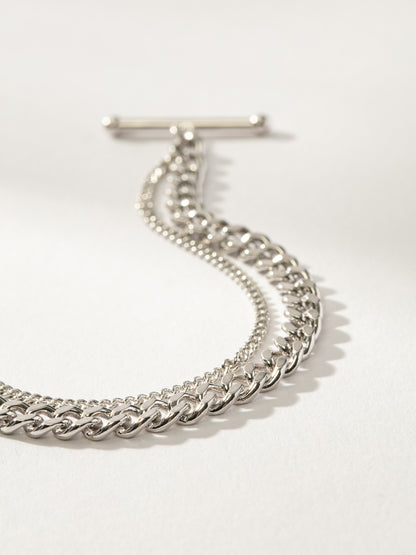 ["Extra Chain Bracelet ", " Silver ", " Product Detail Image ", " Uncommon James"]