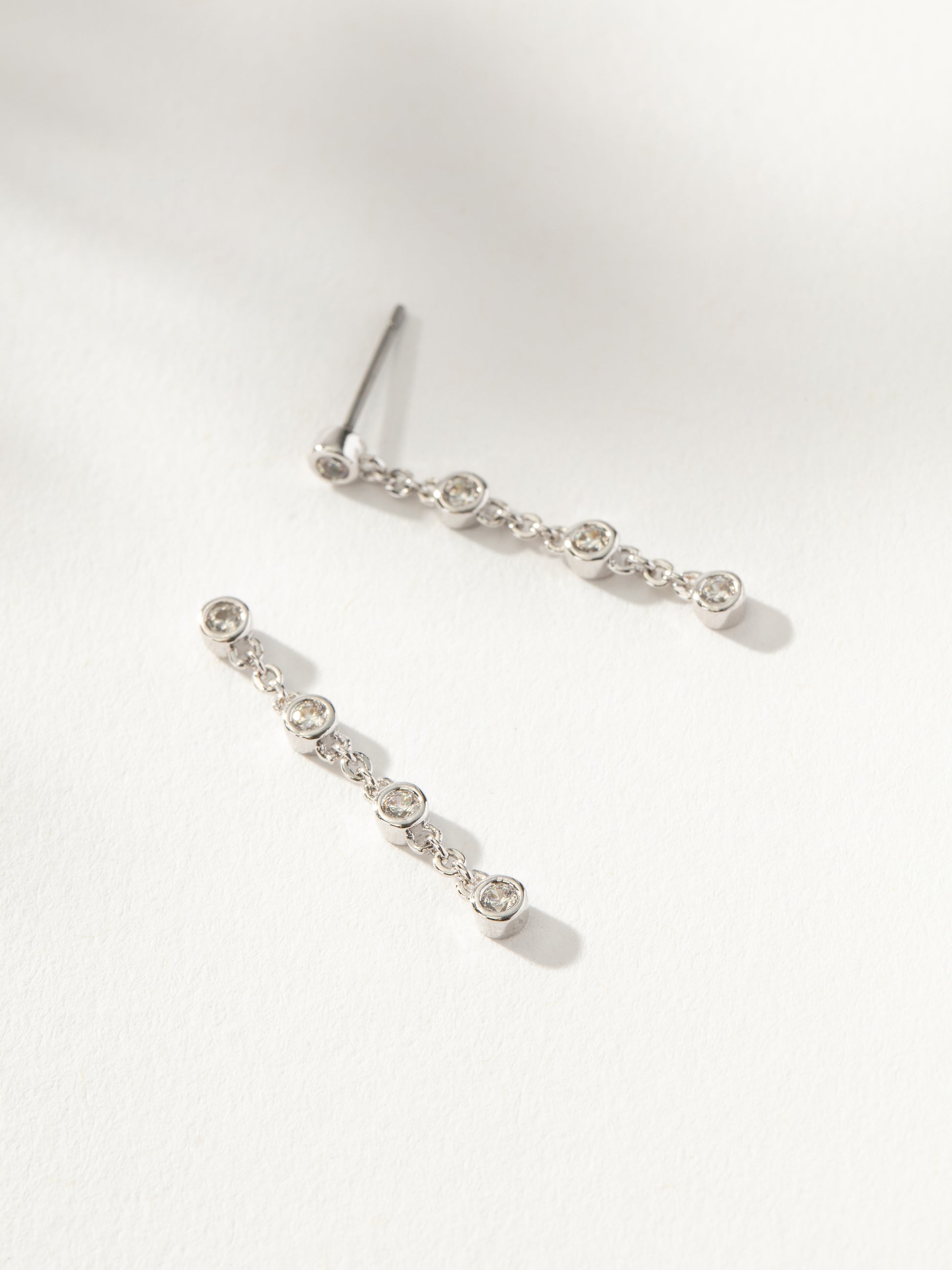 Make It Shine Dangle Earrings | Silver | Product Image | Uncommon James