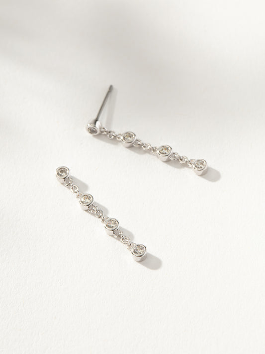 Make It Shine Dangle Earrings | Silver | Product Image | Uncommon James