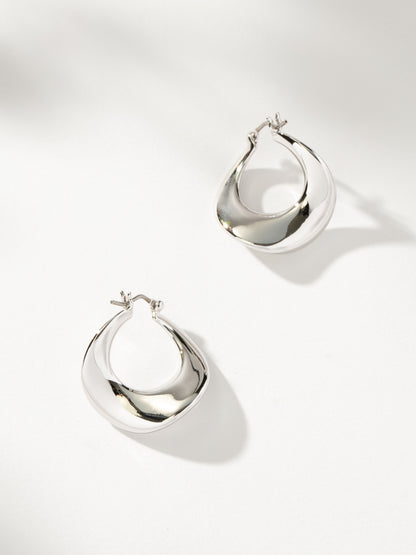 ["Swan Earrings ", " Silver ", " Product Image ", " Uncommon James"]