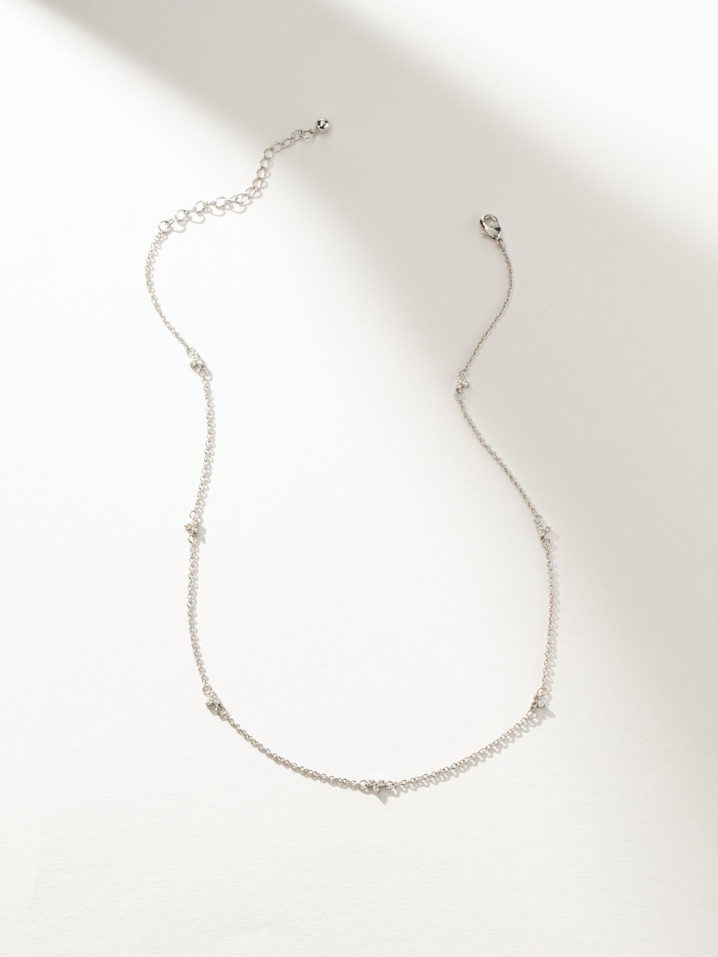 In Bloom Dainty Chain Necklace | Silver | Product Image | Uncommon James