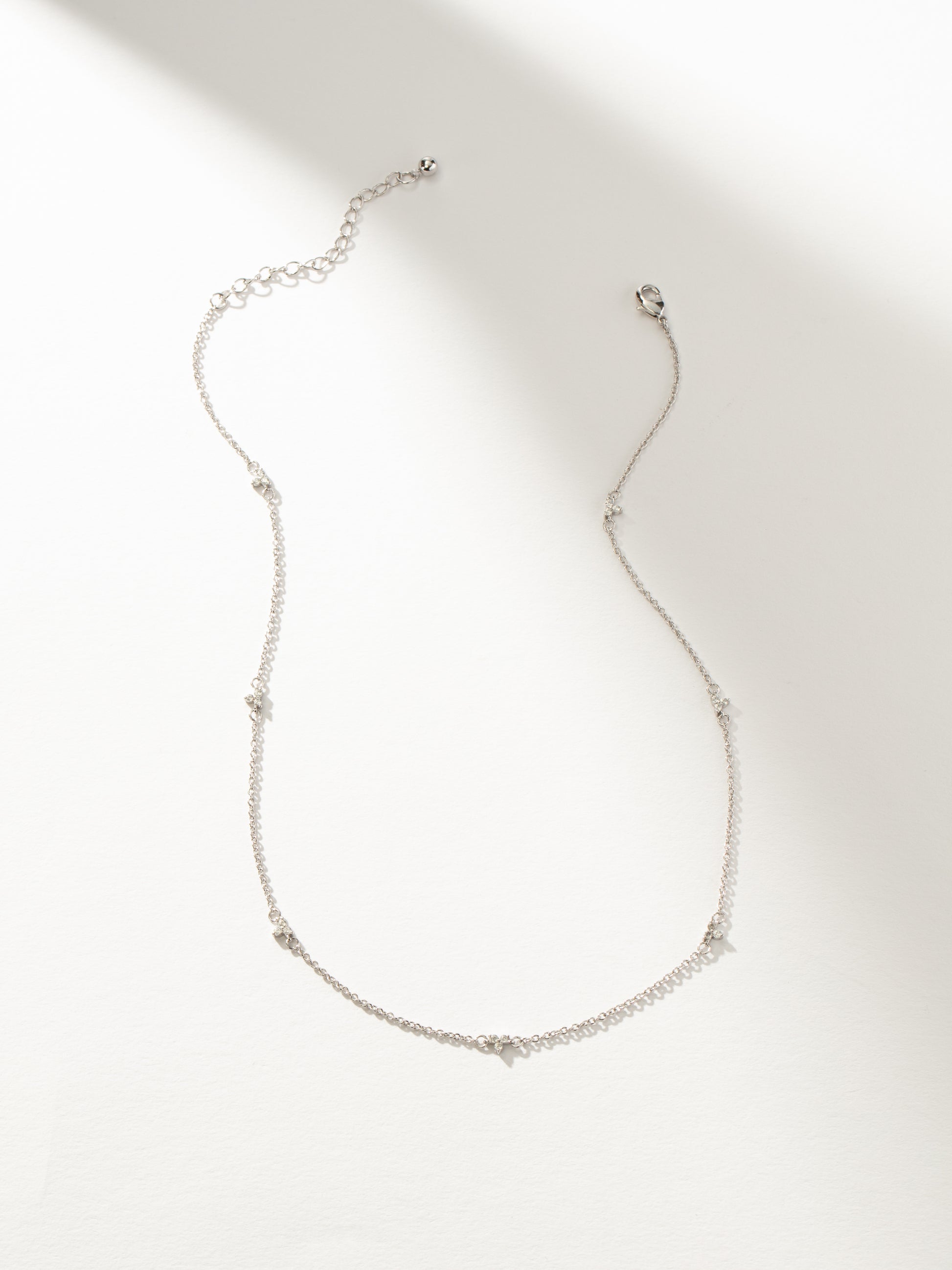 In Bloom Dainty Chain Necklace | Silver | Product Image | Uncommon James