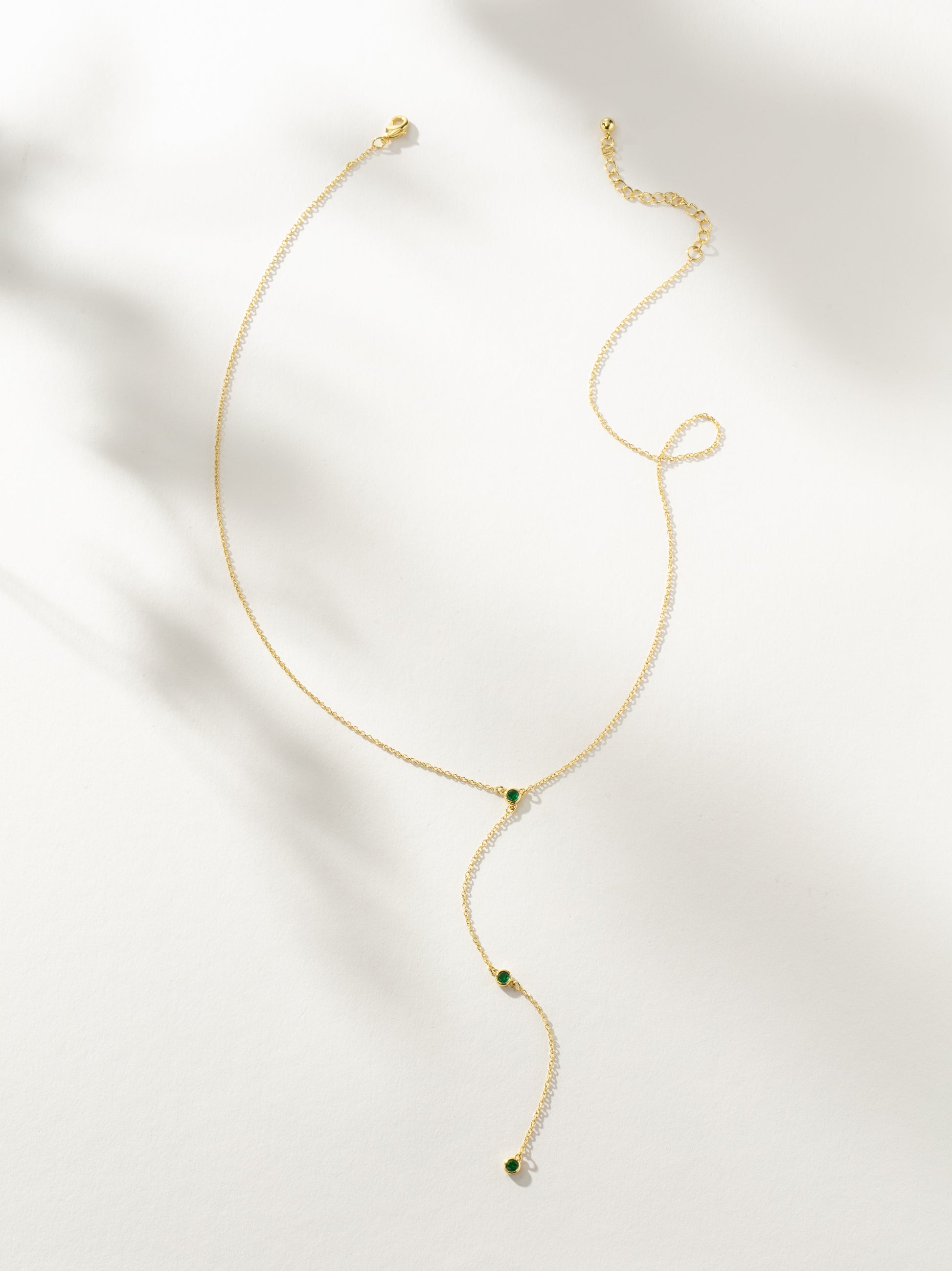 Envious Lariat Necklace | Gold | Product Image | Uncommon James