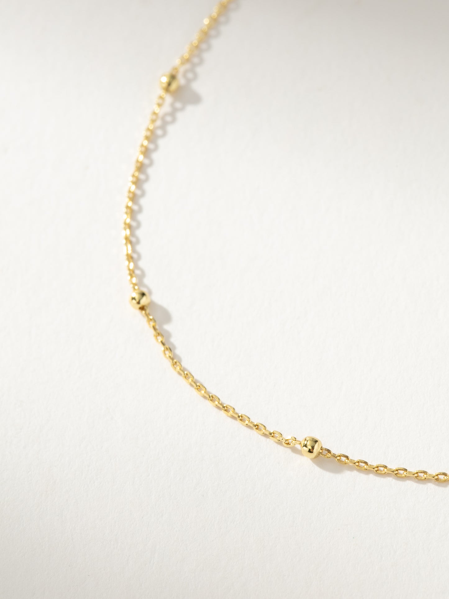 Satellite Chain Necklace | Gold | Product Detail Image | Uncommon James