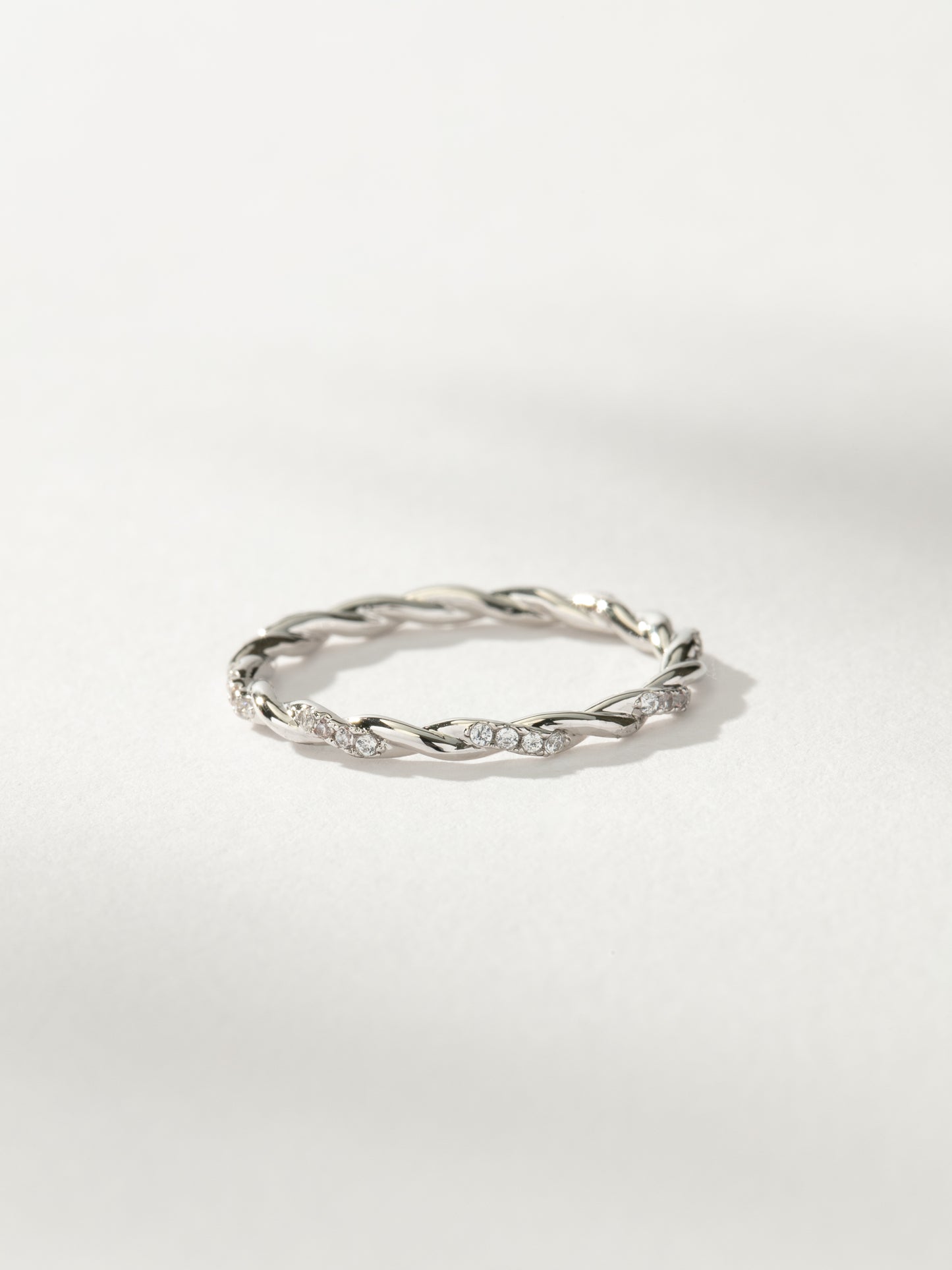 Dainty Twist Ring | Silver | Product Image | Uncommon James