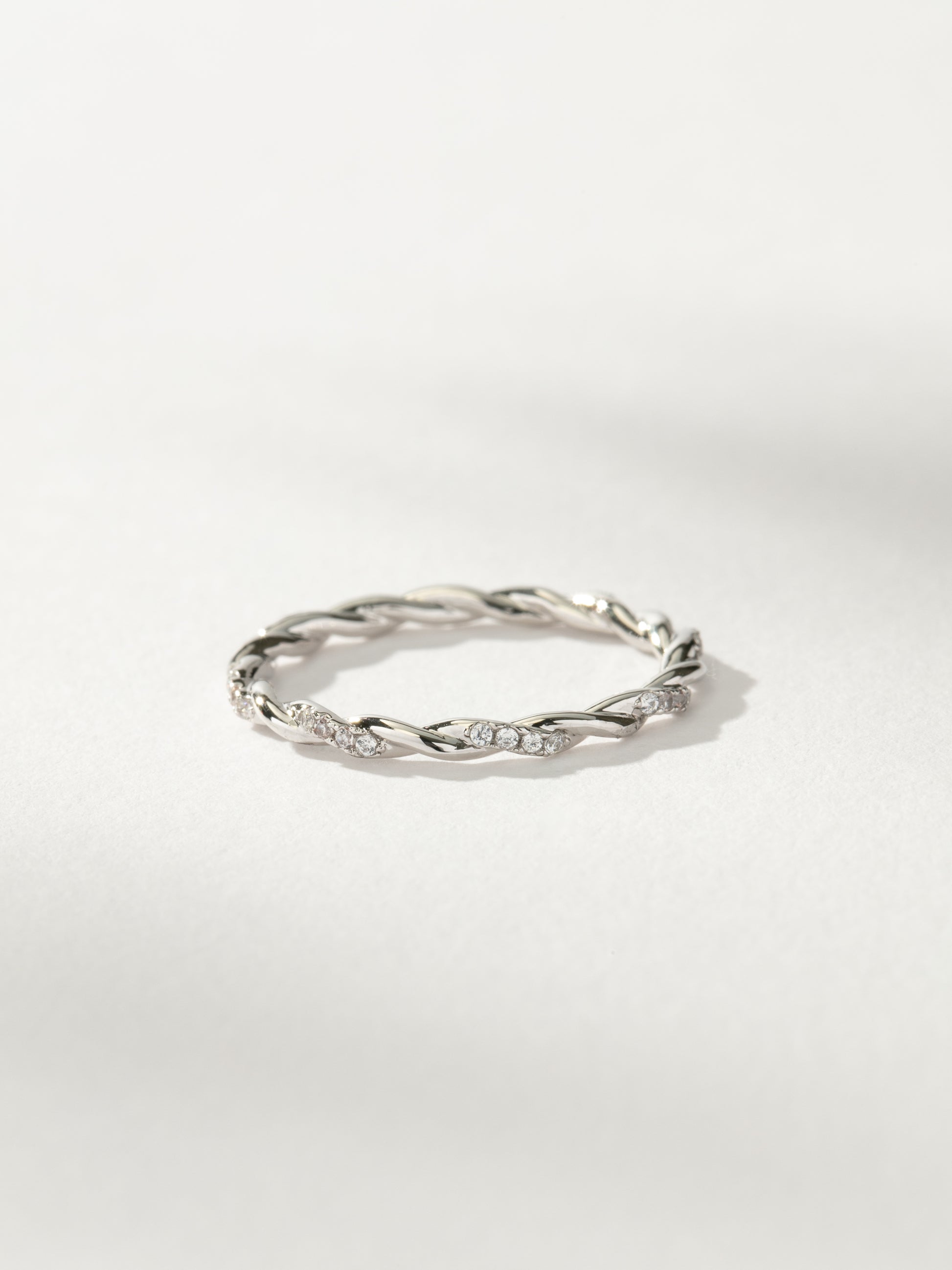 Dainty Twist Ring | Silver | Product Image | Uncommon James