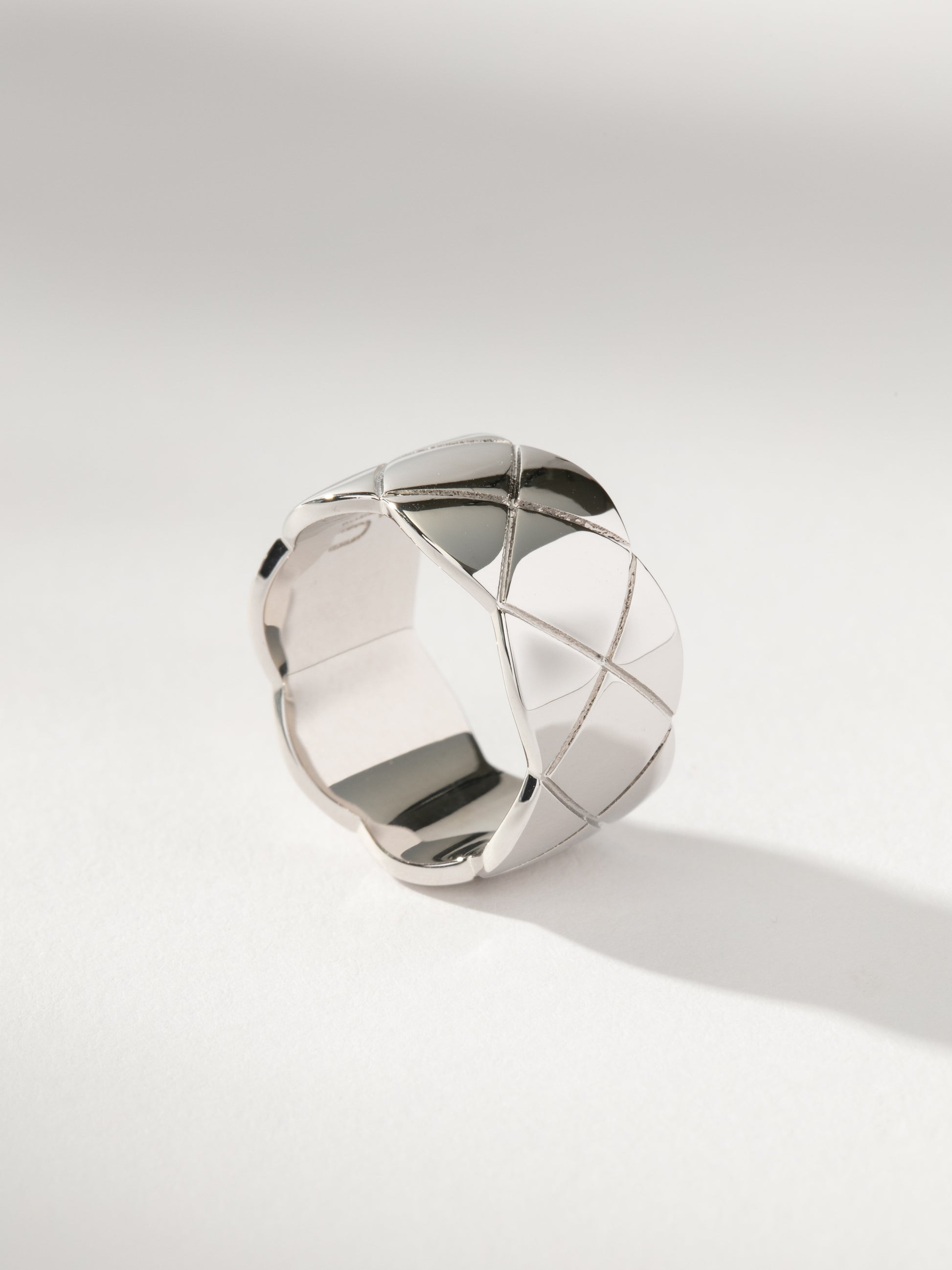 Quilted Ring | Silver | Product Image | Uncommon James