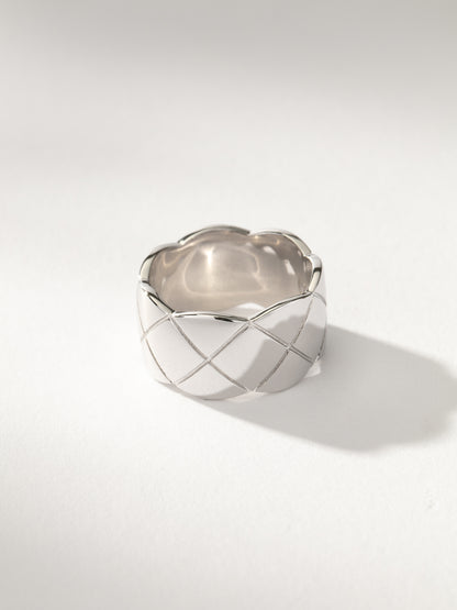 ["Quilted Ring ", " Silver ", " Product Detail Image ", " Uncommon James"]