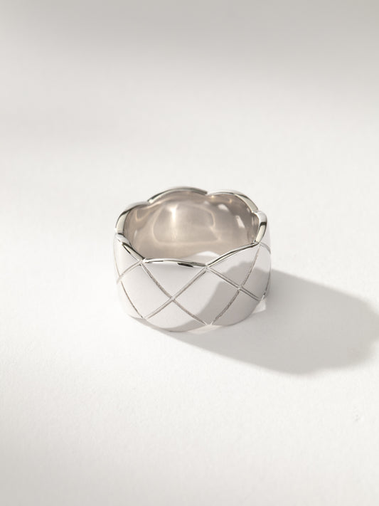 Quilted Ring | Silver | Product Detail Image | Uncommon James