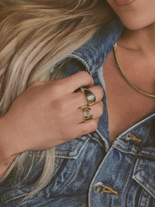 Statement Dome Ring | Gold | KC Image | Uncommon James