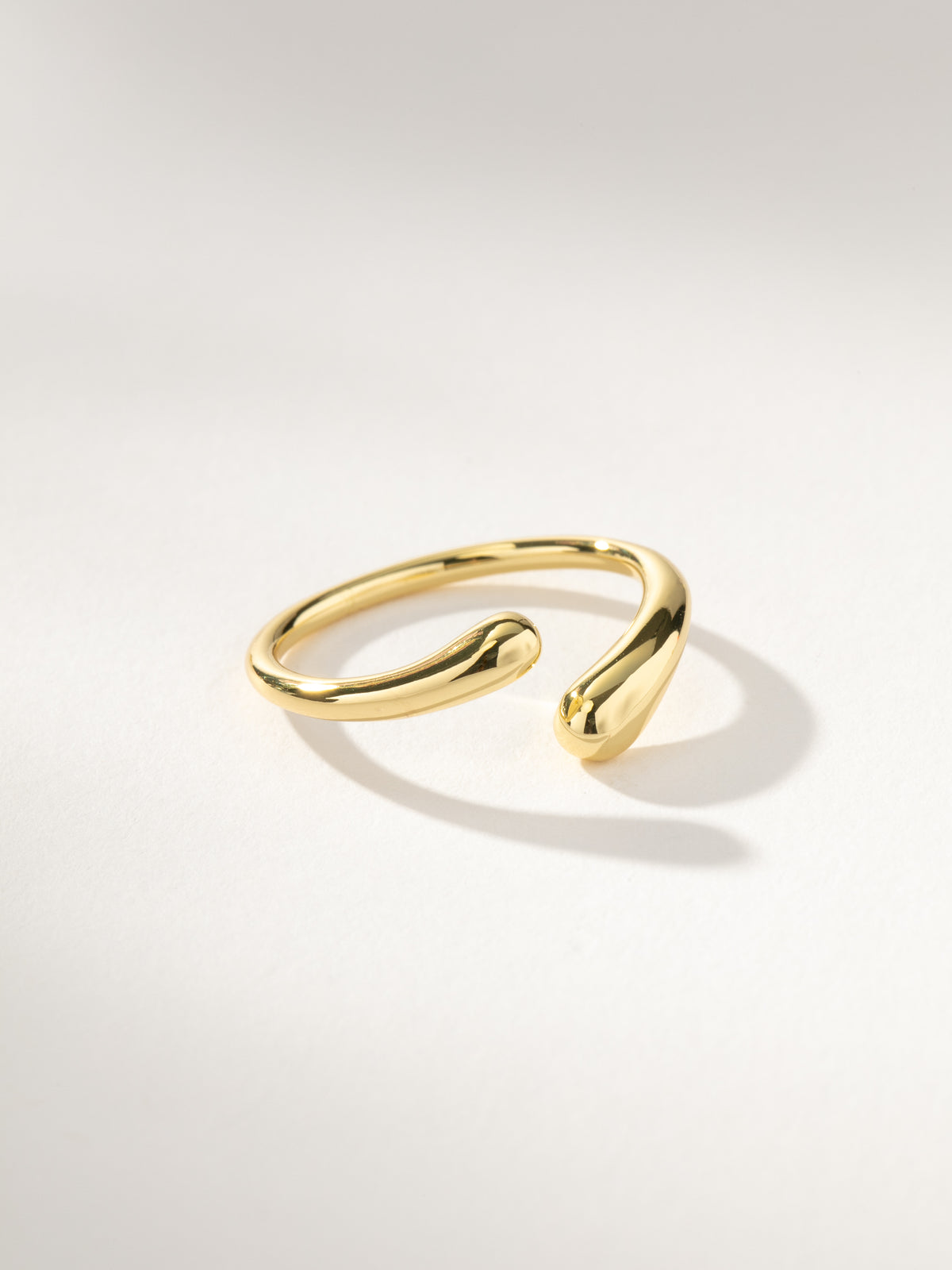 Unsolid Ring Unbothered Asymmetrical Ring in Gold or Silver | Uncommon James