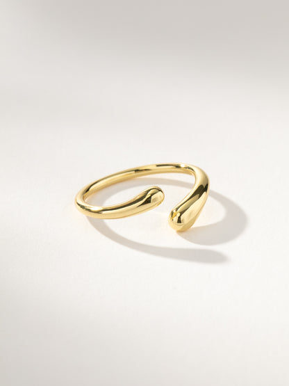 Unbothered Asymmetrical Ring | Gold | Product Image | Uncommon James