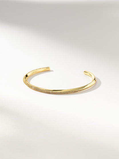 Modern Woman Pavé Bracelet | GOLD | Product Image | Uncommon James