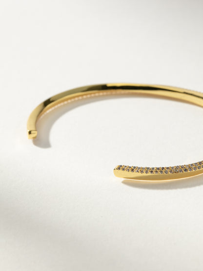 ["Modern Woman Pavé Bracelet ", " GOLD ", " Product Image ", " Uncommon James"]