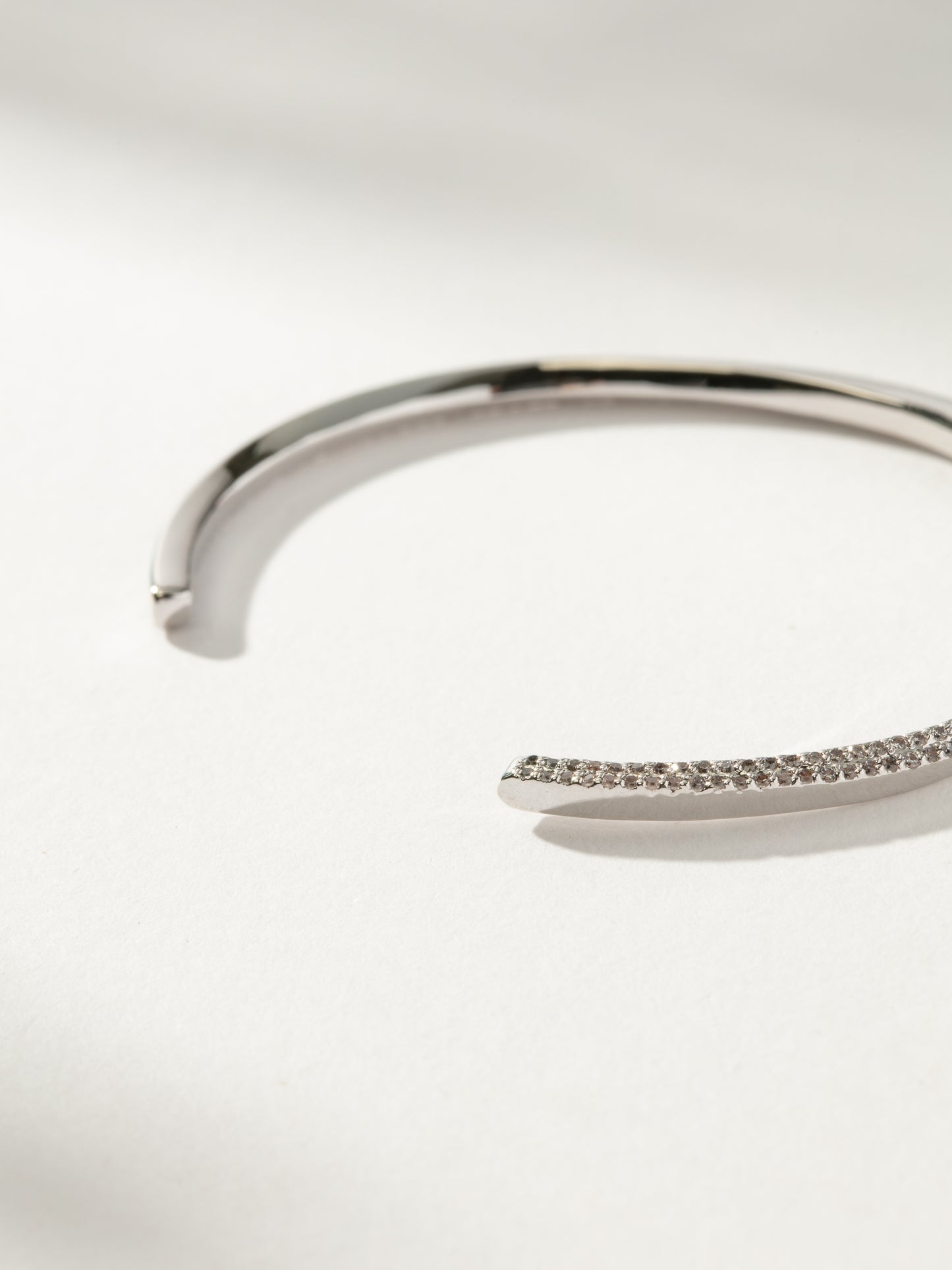 Modern Woman Pavé Bracelet | SILVER | Product Image | Uncommon James