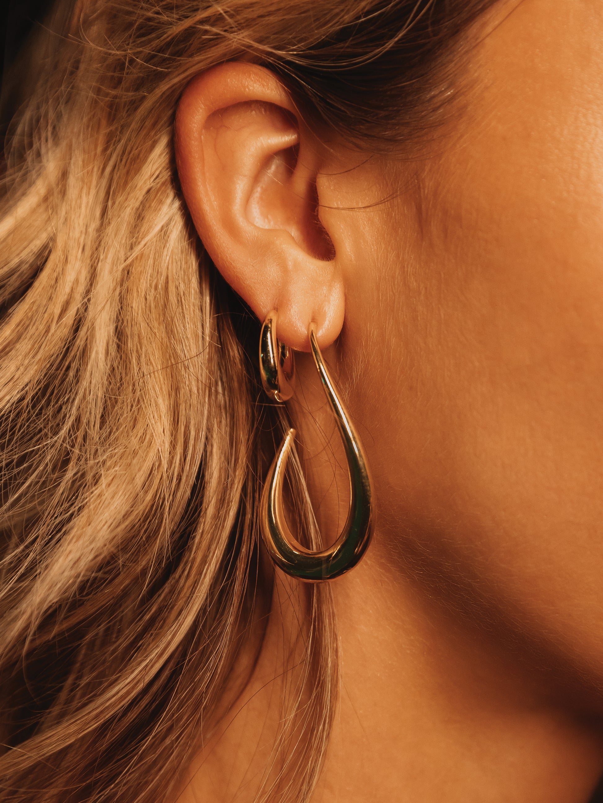  Good Looking Dome Hoop Earrings | Model Image | Uncommon James