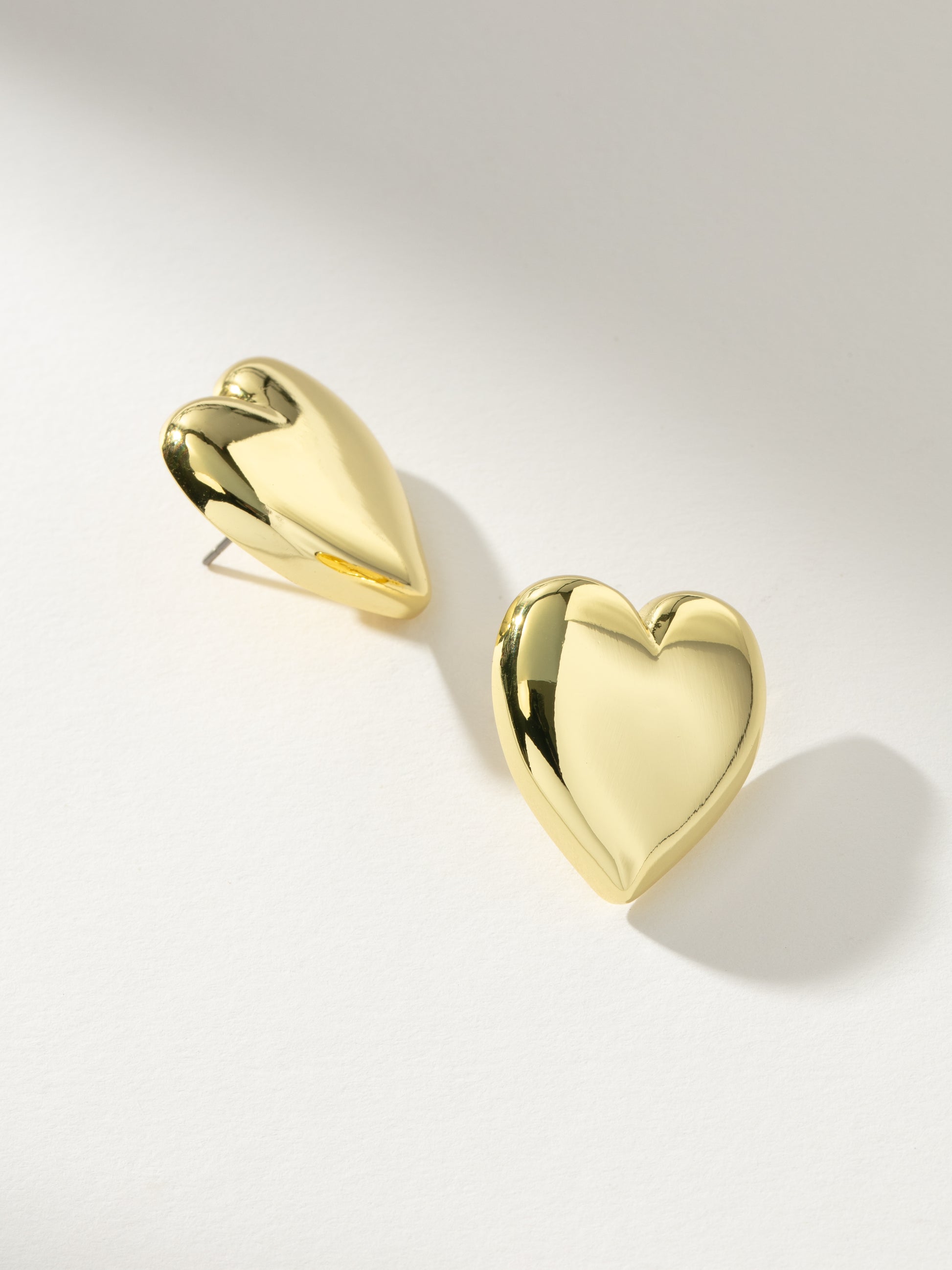 Heartthrob Statement Earrings | Gold | Product Image | Uncommon James