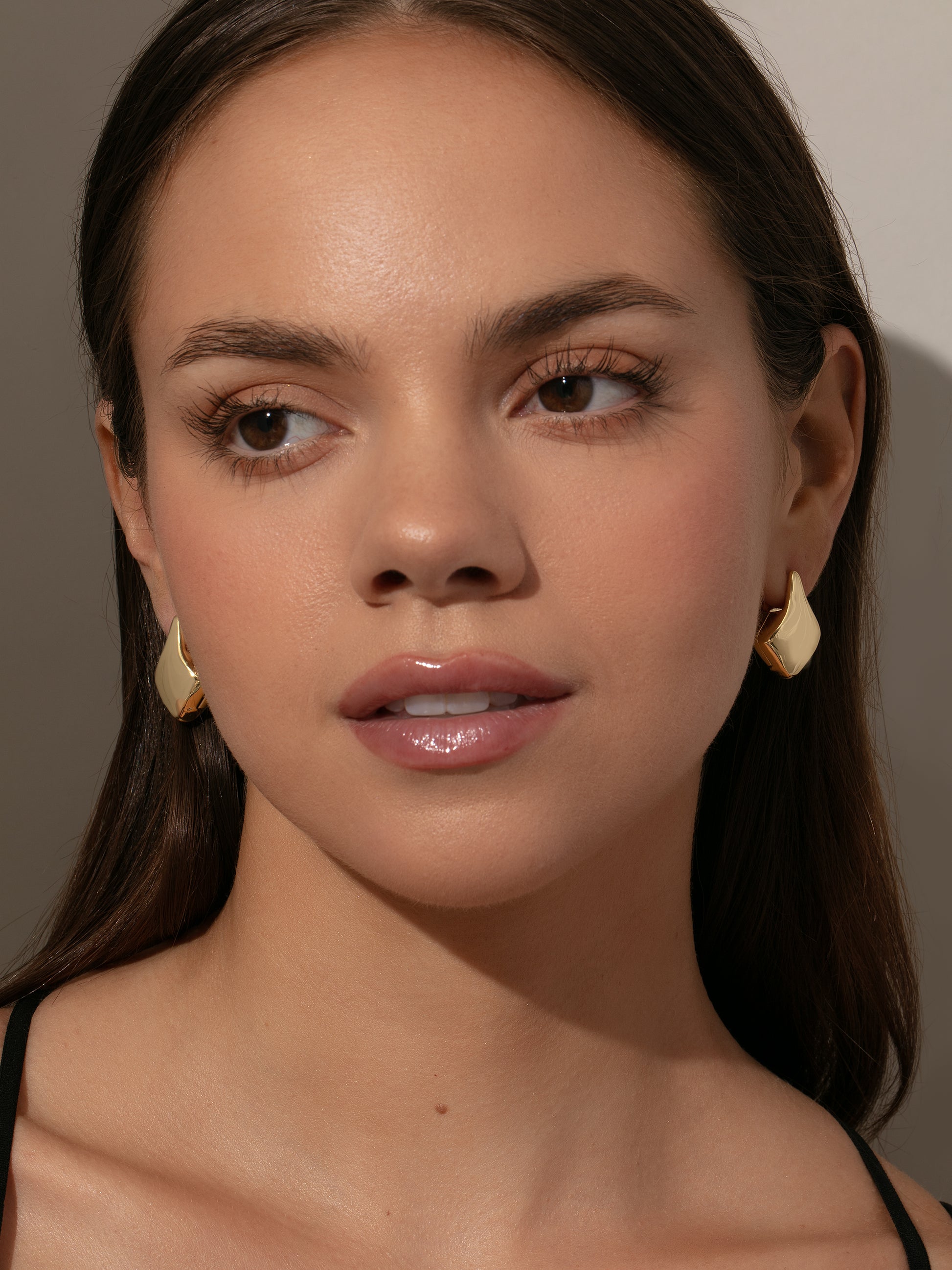 Movie Star Statement Earrings | Model Image | Uncommon James