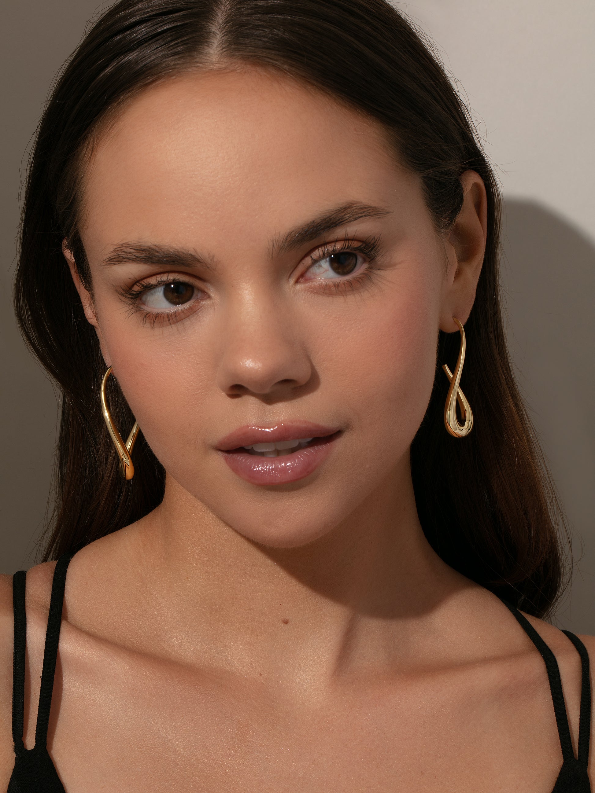 Plot Twist Statement Earrings | Model Image | Uncommon James