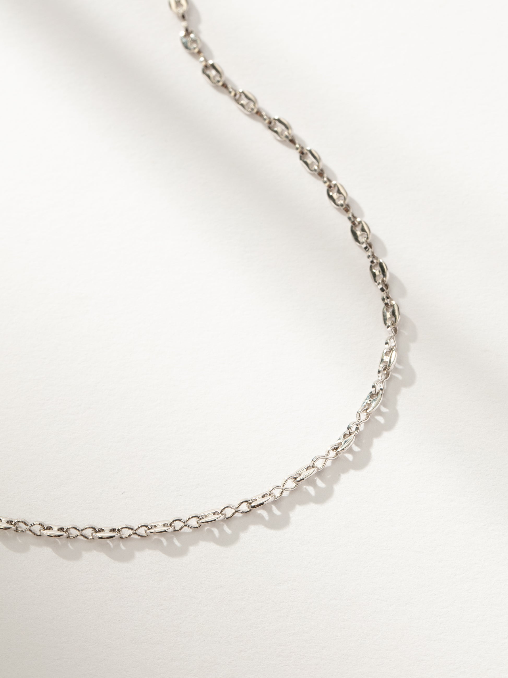 Eclectic Chain Necklace | Silver | Product Image | Uncommon James