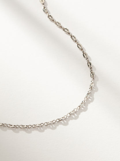 ["Eclectic Chain Necklace ", " Silver ", " Product Image ", " Uncommon James"]