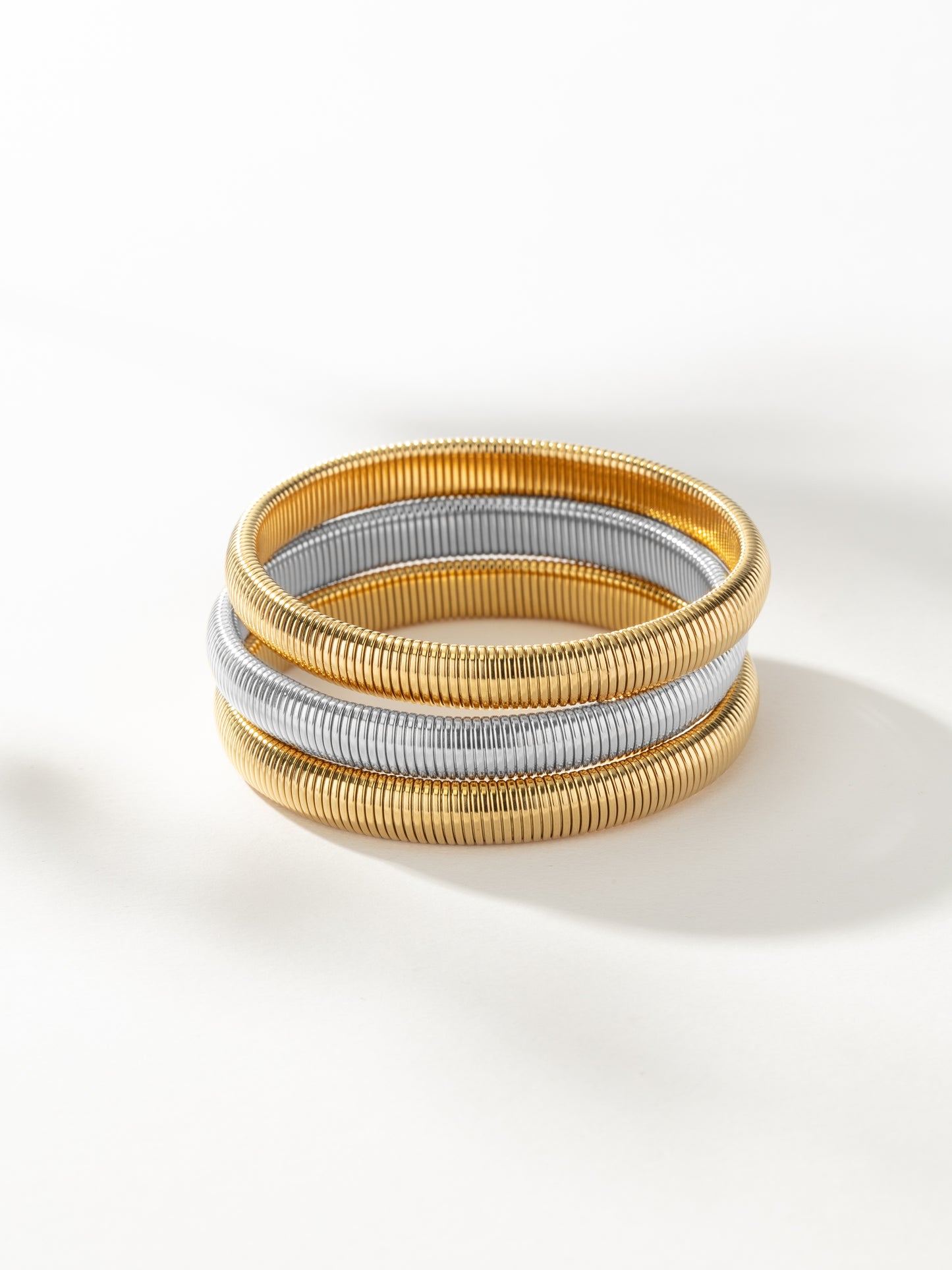 Cleo Bracelet (Set of 3) | Mixed Metal | Product Image | Uncommon James