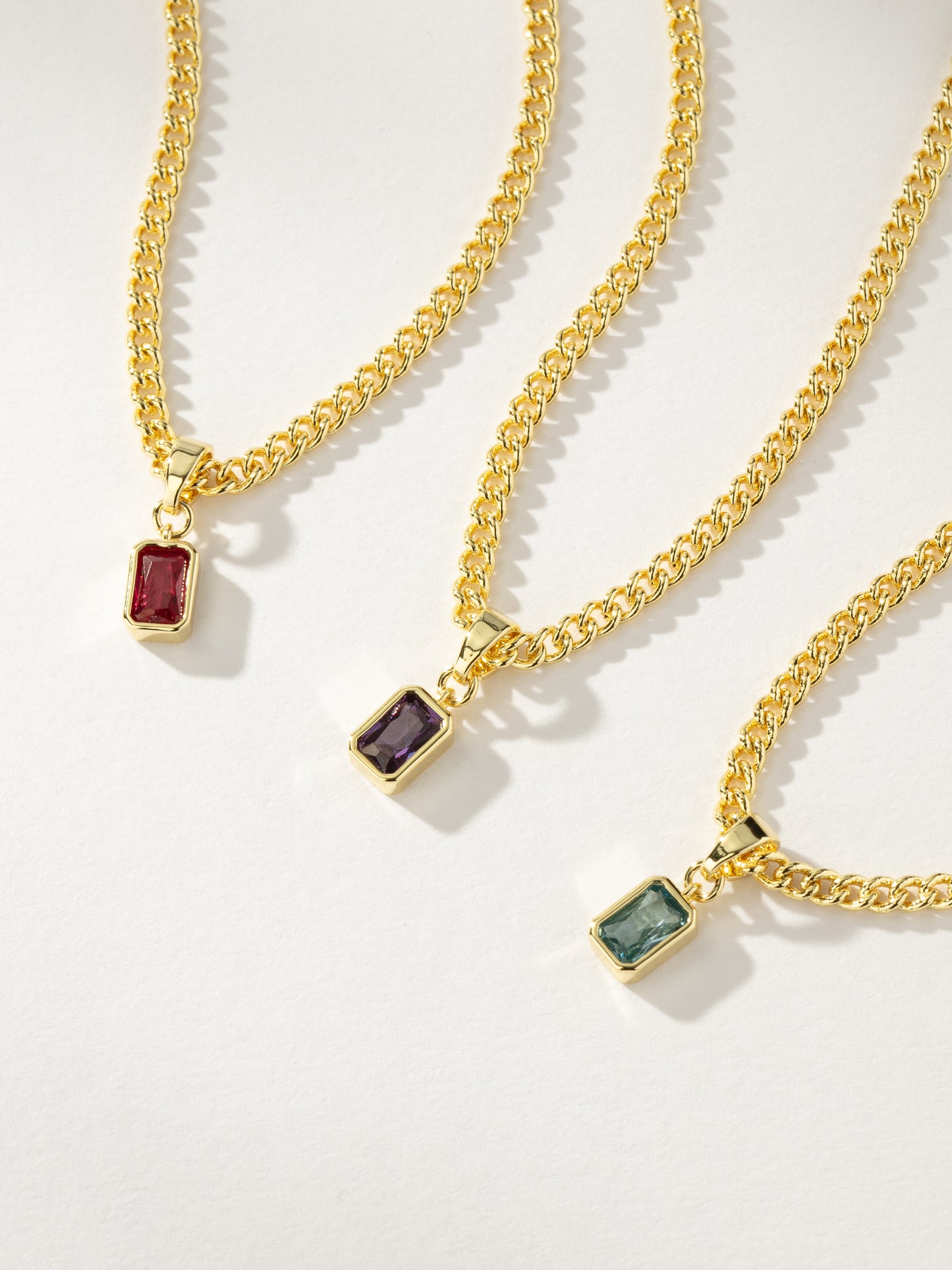 Birthstone Pendant Necklace
