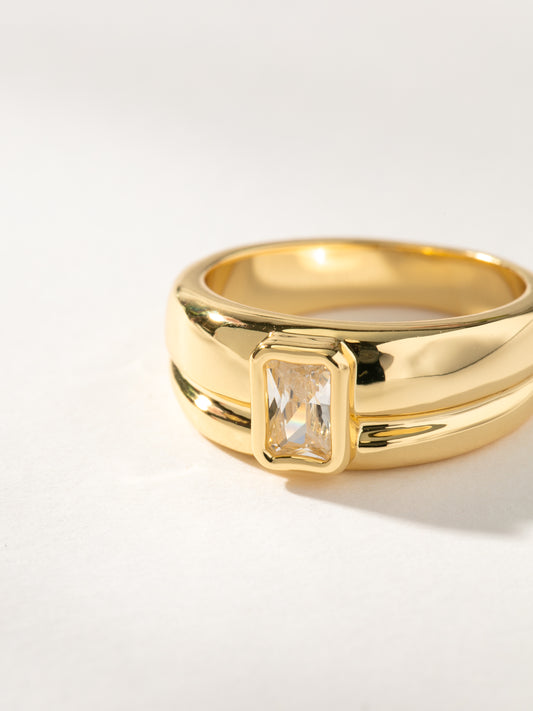 Birthstone Ring | Gold January | Product Image Detail | Uncommon James