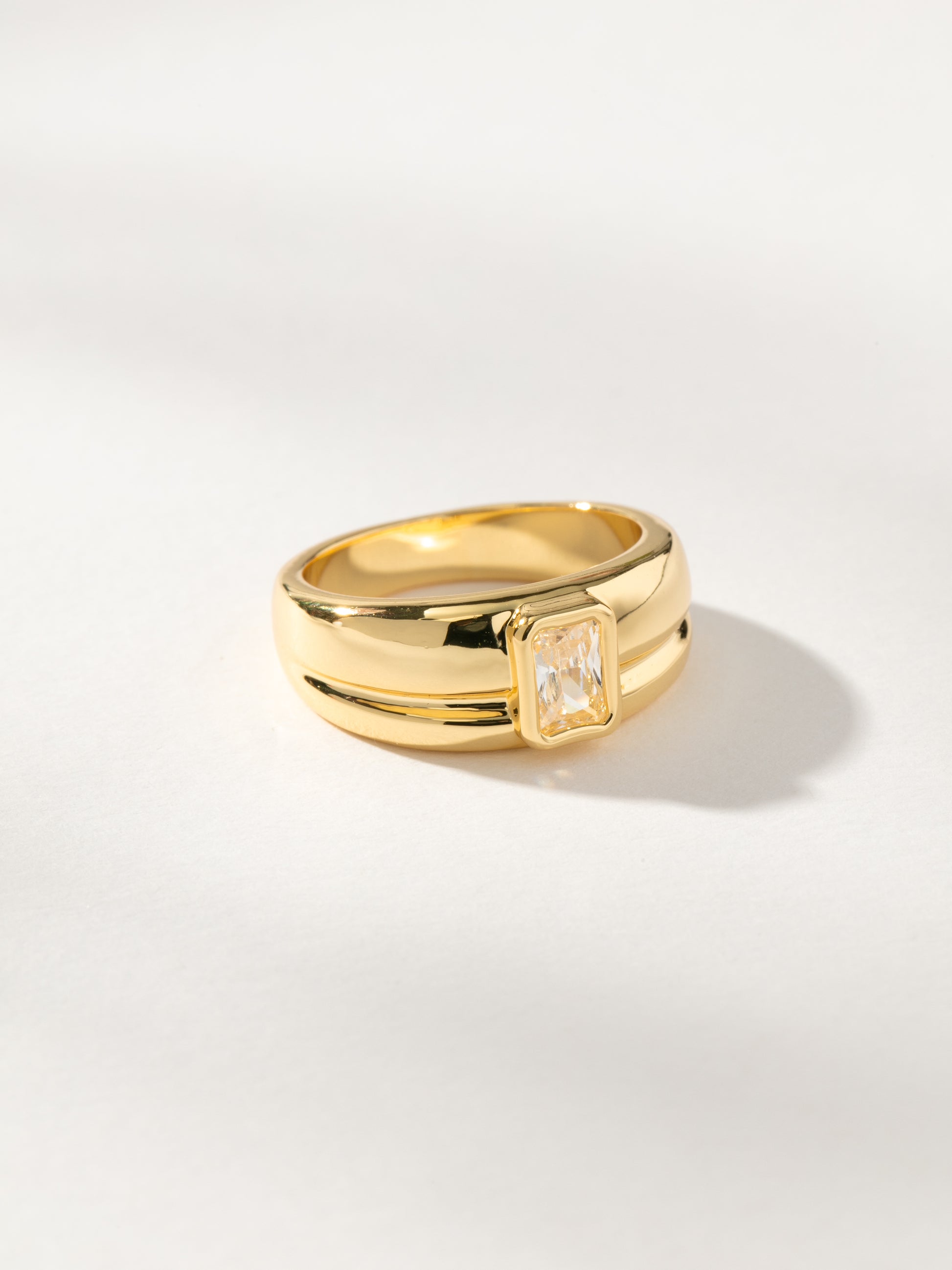 Birthstone Ring | Gold April | Product Image Detail | Uncommon James