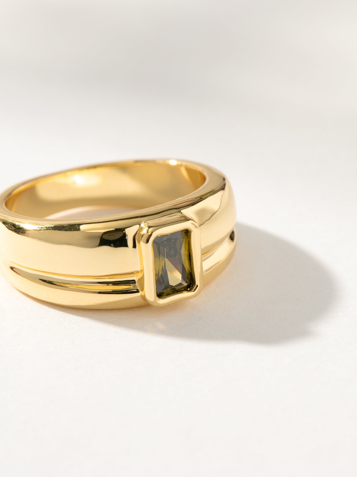 Birthstone Ring | Gold August | Product Image Detail | Uncommon James