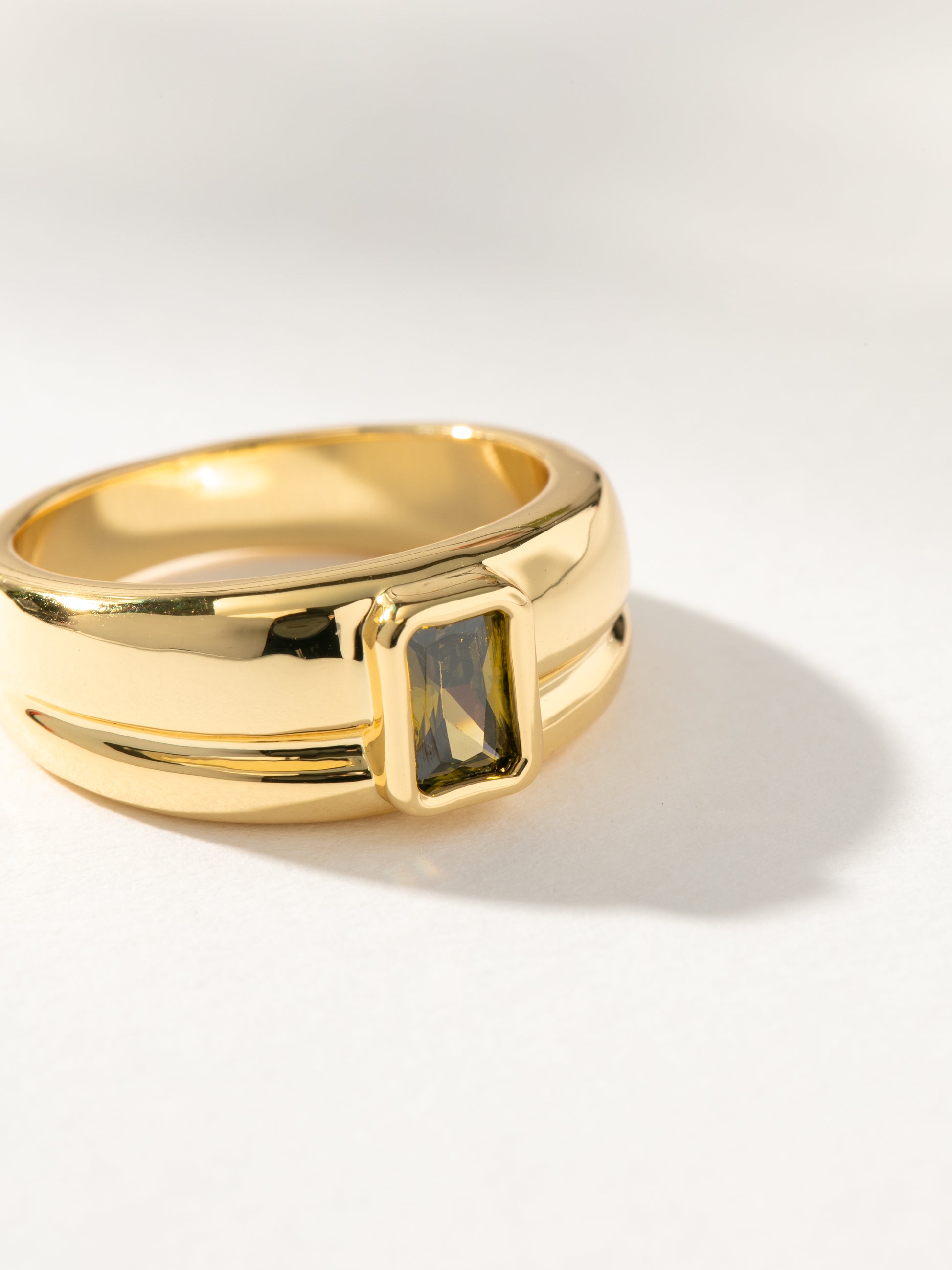 Birthstone Ring | Gold August | Product Image Detail | Uncommon James