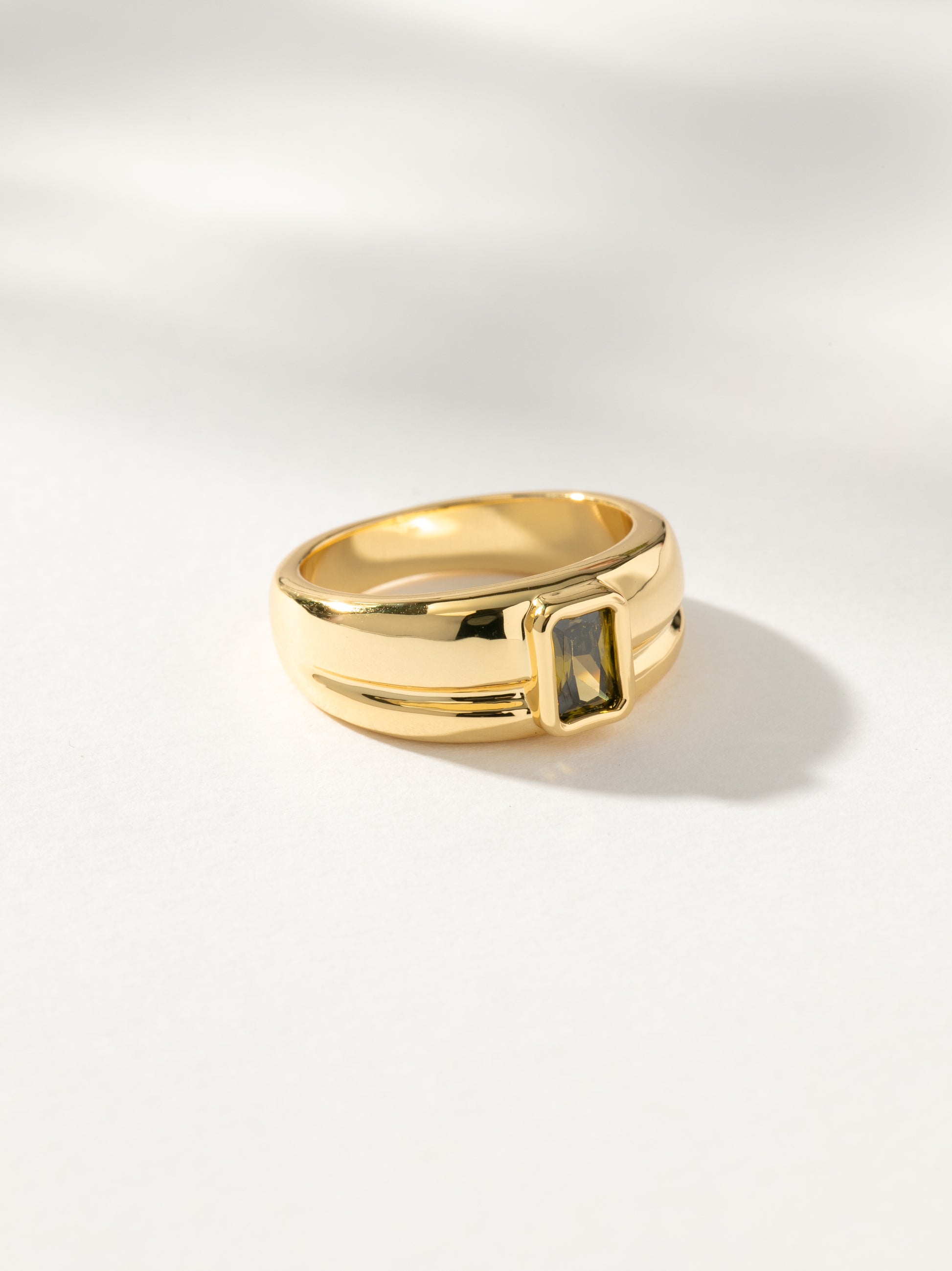 Birthstone Ring | Gold August | Product Image Detail | Uncommon James
