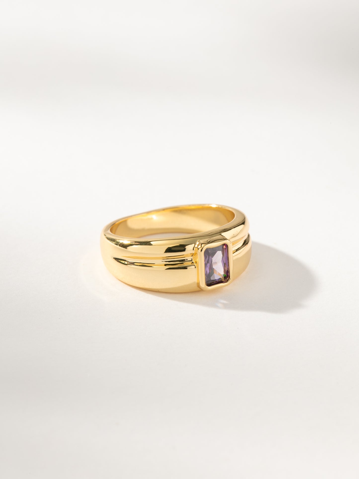 Birthstone Ring | Gold February | Product Image Detail | Uncommon James