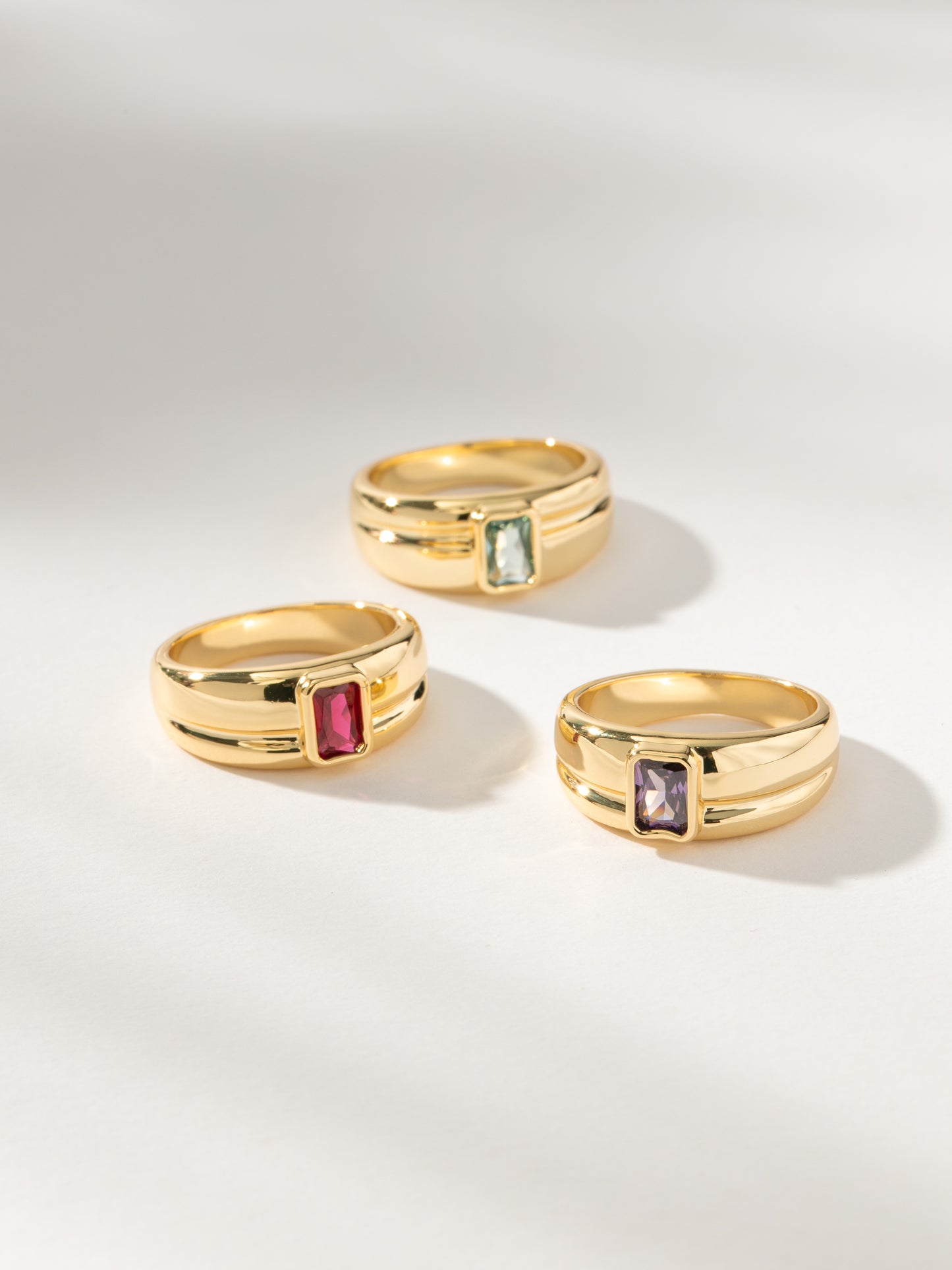Birthstone Ring | Gold January | Product Image Detail | Uncommon James