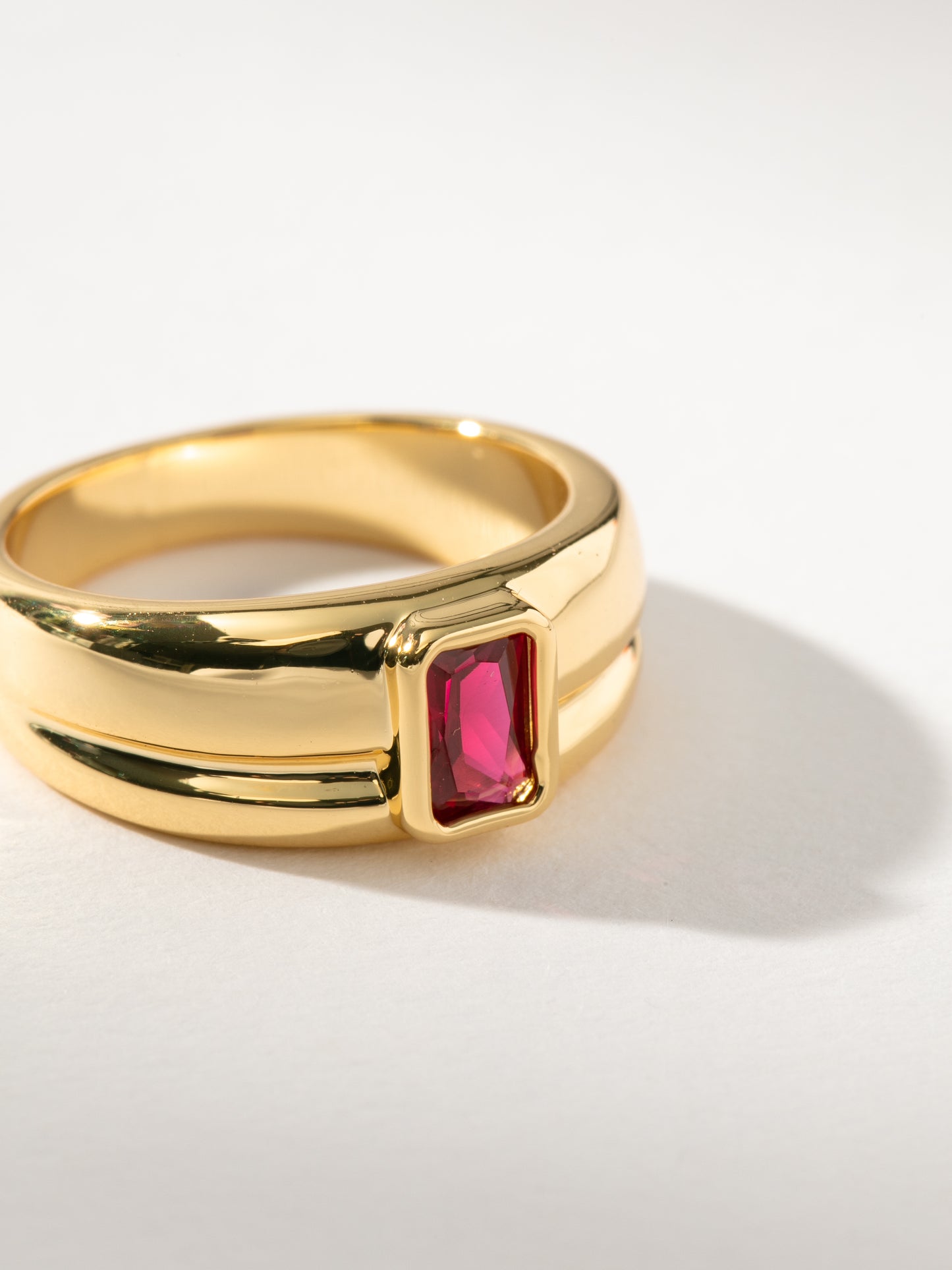 Birthstone Ring | Gold January | Product Image Detail | Uncommon James