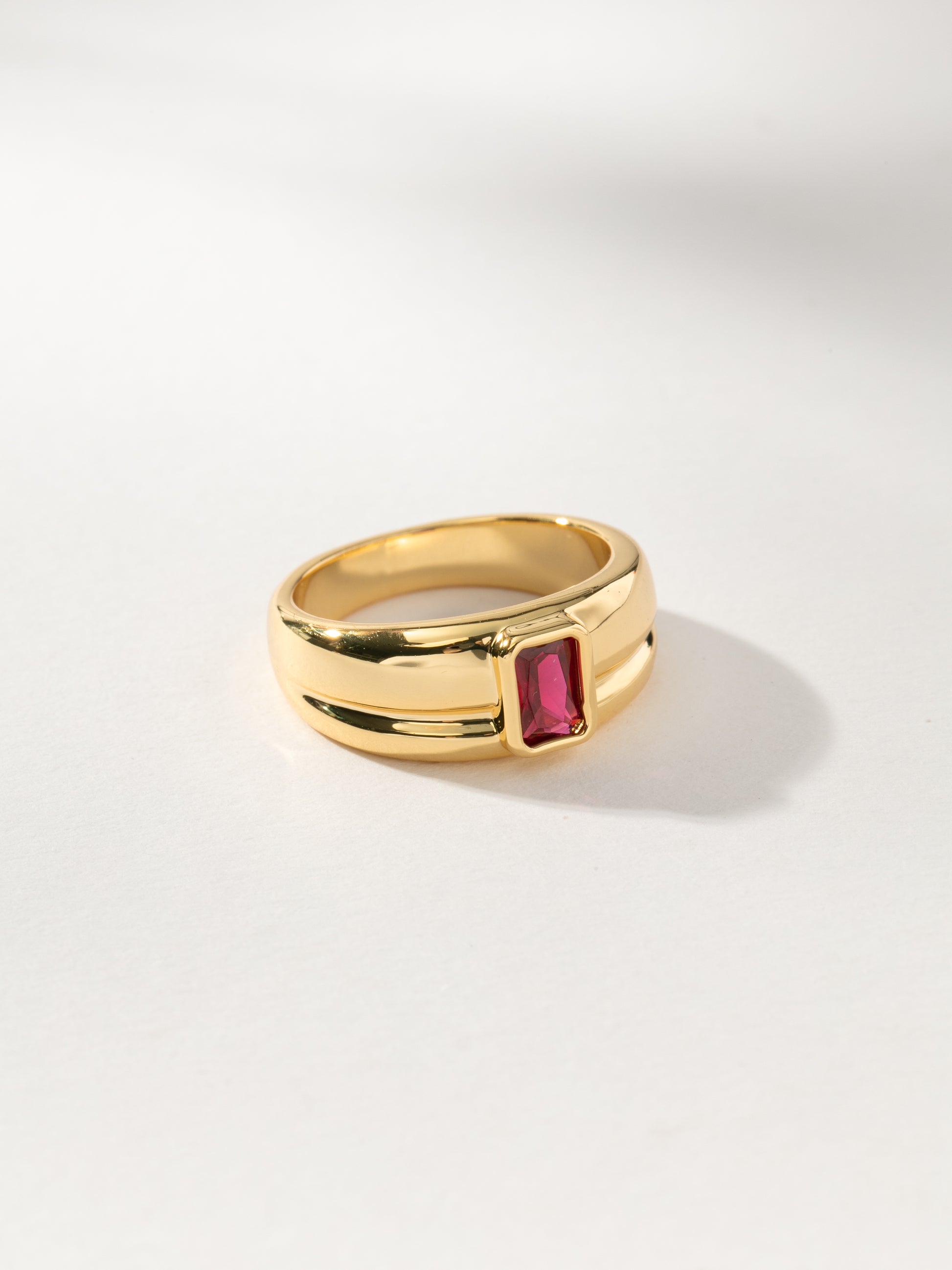 Birthstone Ring | Gold January | Product Image Detail | Uncommon James