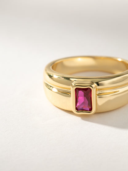 ["Birthstone Ring ", " Gold July ", " Product Image Detail ", " Uncommon James"]