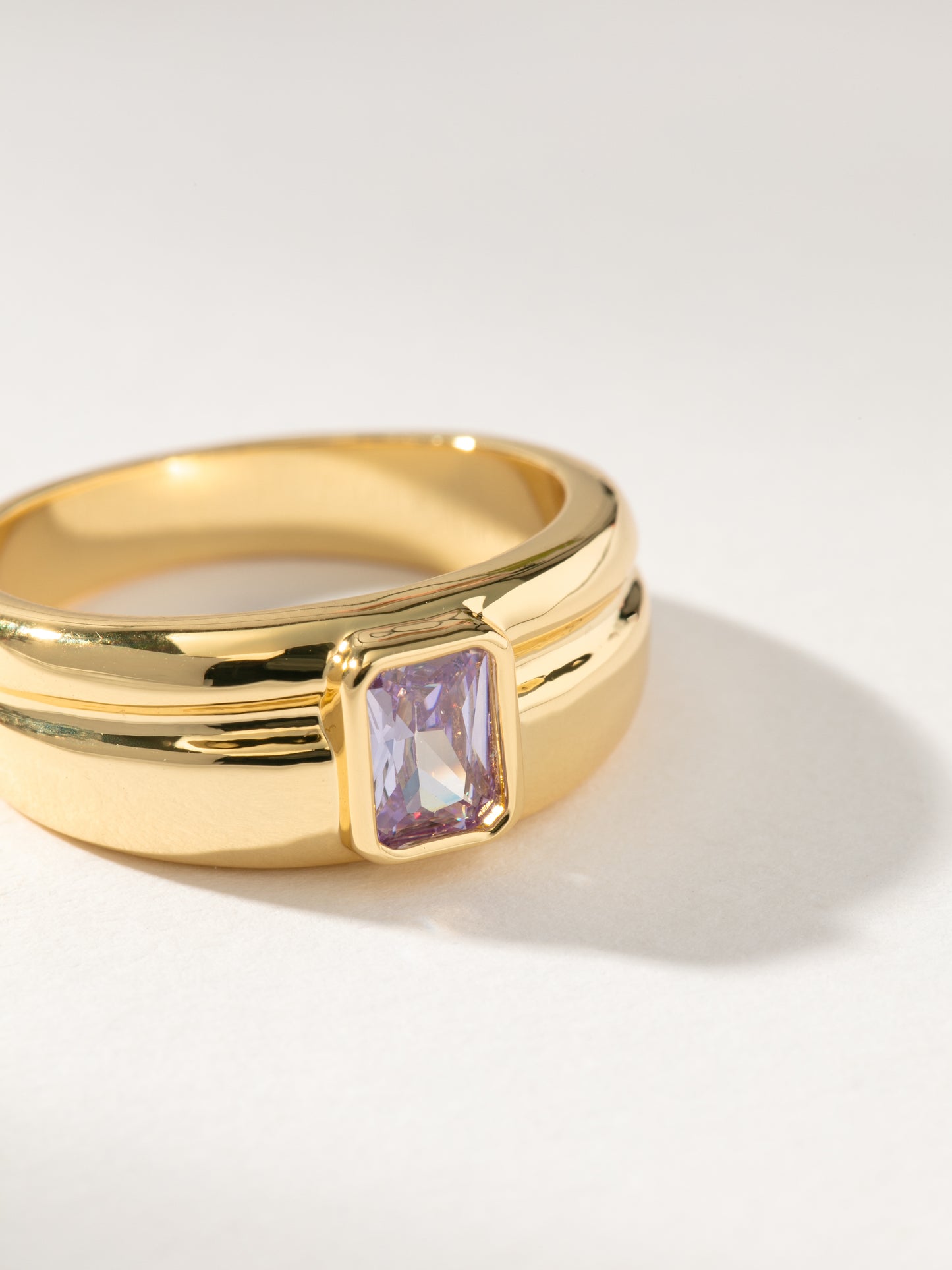 Birthstone Ring | Gold June | Product Image Detail | Uncommon James