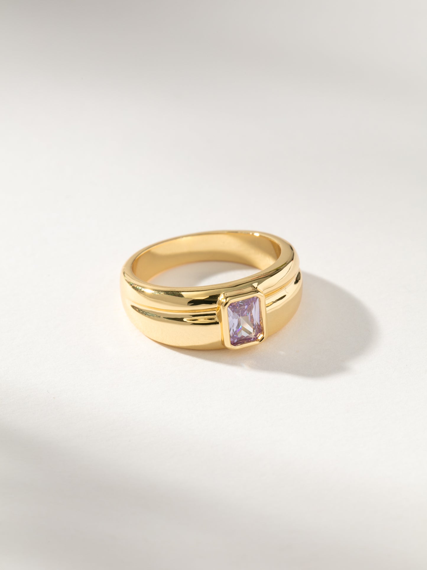 Birthstone Ring | Gold June | Product Image Detail | Uncommon James