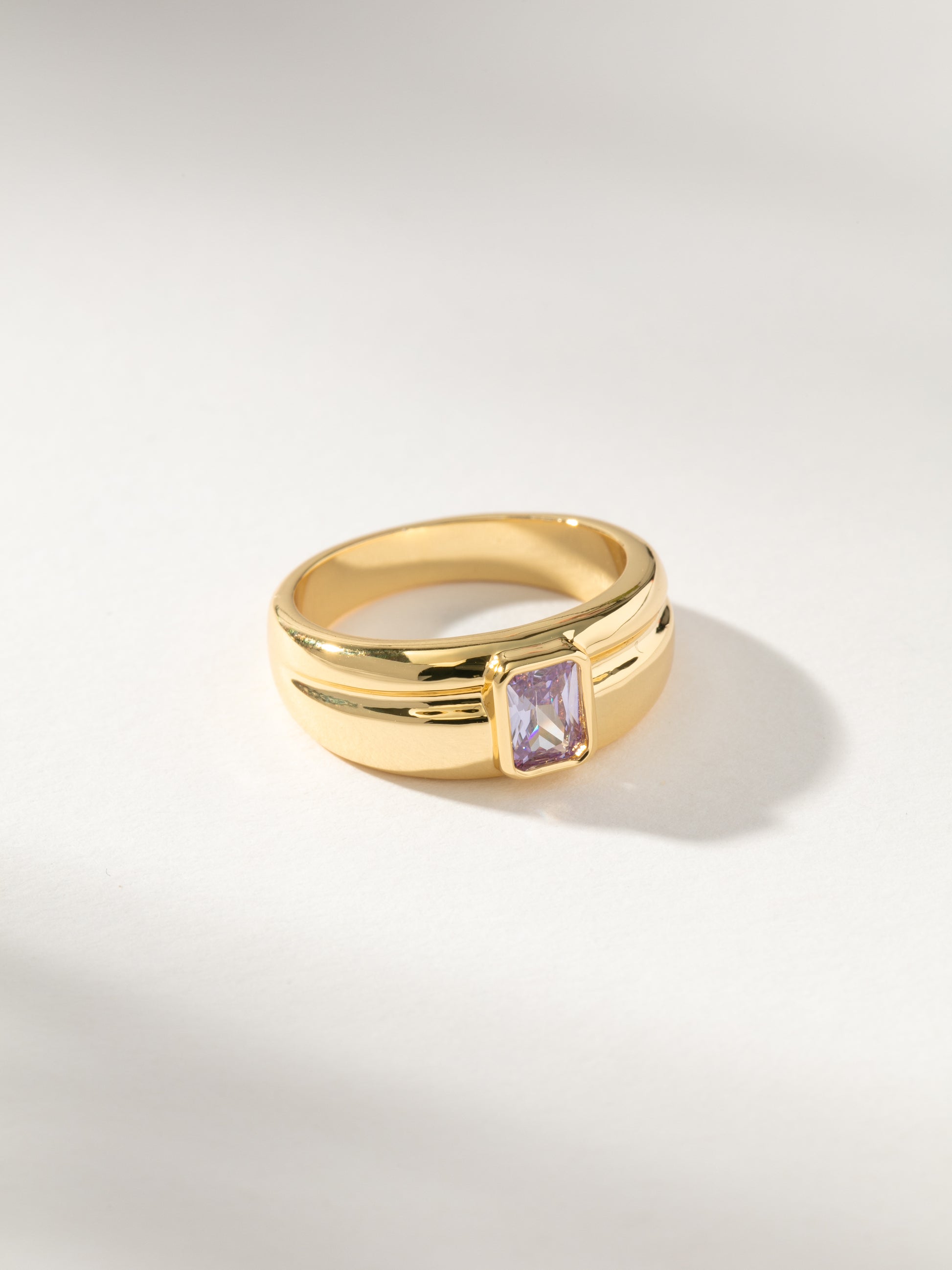 Birthstone Ring | Gold June | Product Image Detail | Uncommon James