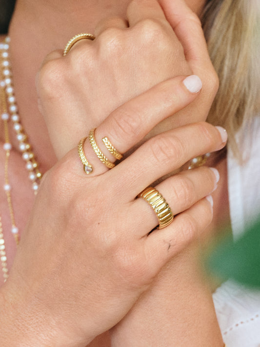 In A Spiral Ring | Gold | Campaign Image | Uncommon James