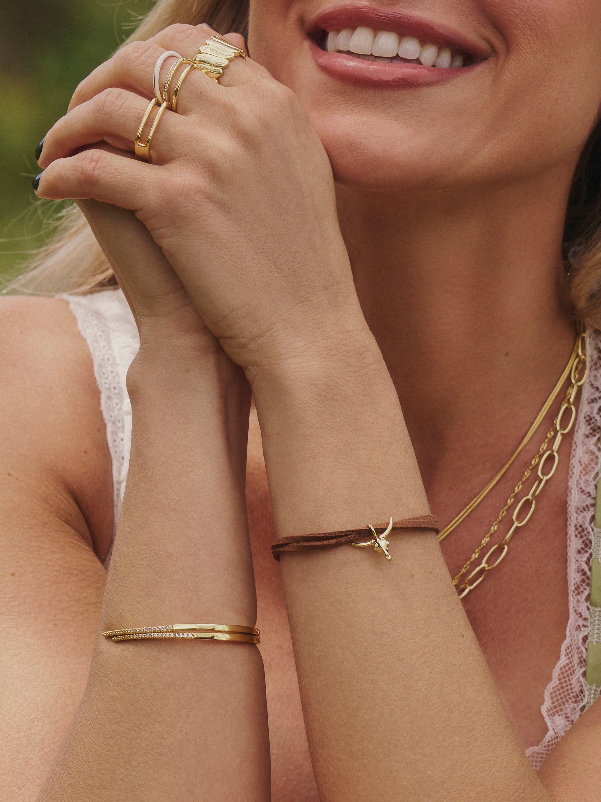 Out West Fighter Bracelet | Gold | Kristin Image | Uncommon James