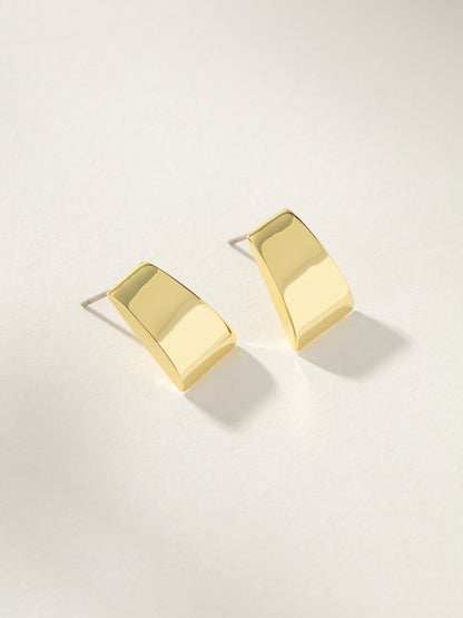 Serving Statement Earrings | Gold | Product Image | Uncommon James